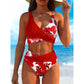 🌸✨ Set Bikini cu Talie Înaltă și Imprimeu Floral – Nou & Ofertă Specială! 👙☀️