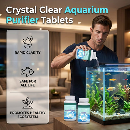 🐠✨Tablete efervescente pentru acvariu – apă cristalină, fără miros, curățare rapidă💧