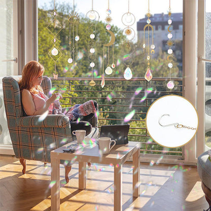 🎐🎐Reducere de 50% în ultima zi – Set decorativ de agățători pentru ferestre 🌈🌈