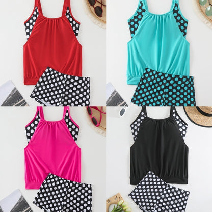 🏖️Summer Hot Sale🌞🌊Women's Polka Dot Two Piece Swimsuit – Cute Dot Pattern, Comfort Fit & Stylish Beach Wear ☀️