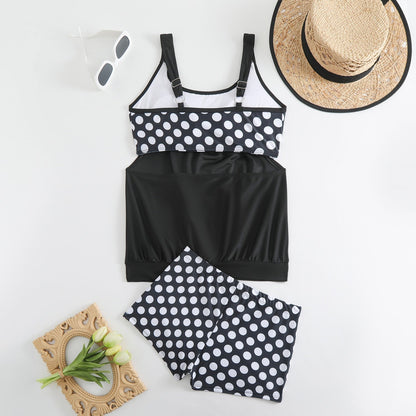 🏖️Summer Hot Sale🌞🌊Women's Polka Dot Two Piece Swimsuit – Cute Dot Pattern, Comfort Fit & Stylish Beach Wear ☀️