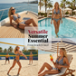👙 REDUCERE DE 40% PENTRU TIMP LIMITAT! ✨ Set bikini halter cu imprimeu în carouri – Șic, măgulitor, gata de plajă 🏖️