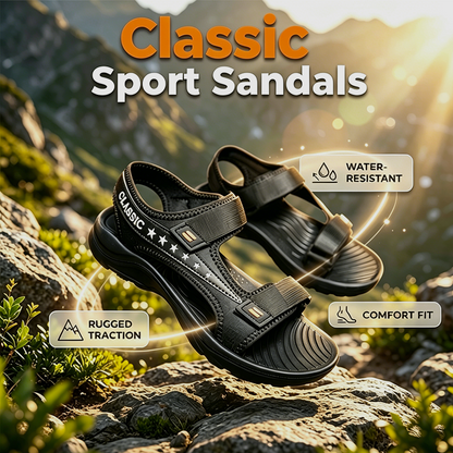 👟🏞️ Sandale clasice de sport pentru bărbați, ideale pentru activități în aer liber – 50% REDUCERE! Rezistente, confortabile, perfecte pentru drumeții și timpul liber. 🔥☀️