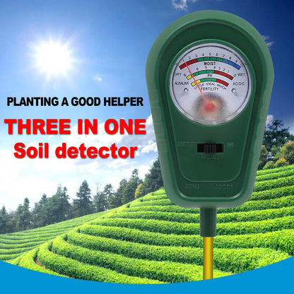 🌱 🔥 Detector de sol 3-în-1 cu afișaj cu indicator🌿