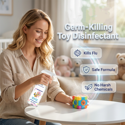🧸🔥 PROMO Spray nettoyant pour jouets avec éponge inclus sans produit toxique ✨
