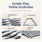 👙🌊Set de două piese pentru femei: tankini cu bretele în stil halter și dungi