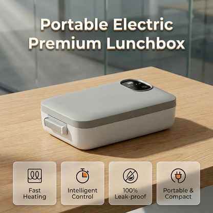 🍱 REDUCERE DE 50% PENTRU O PERIOADĂ LIMITATĂ! ✨ Cutie electrică portabilă pentru prânz – cu încălzire automată, 7200 mAh, oțel inoxidabil 304 🔋