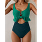 👙🔥 Costum de baie sexy dintr-o singură piesă pentru femei cu mărime mare 💪🌺