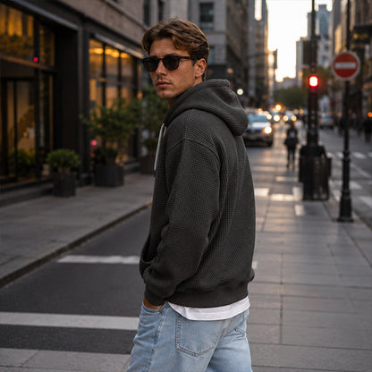 ⏰️✨Men's Knit Quarter-Zip Hoodie Sweatshirt