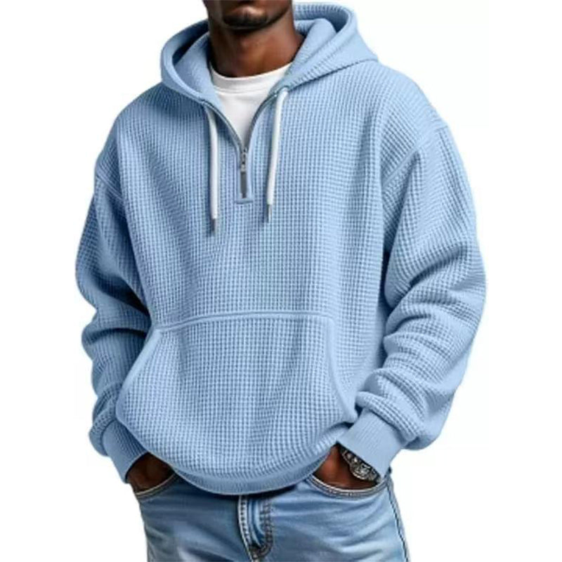 ⏰️✨Men's Knit Quarter-Zip Hoodie Sweatshirt
