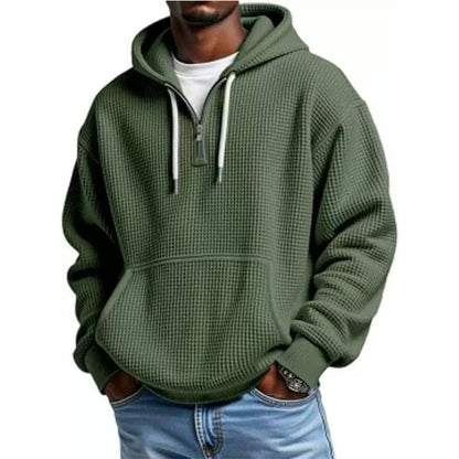⏰️✨Men's Knit Quarter-Zip Hoodie Sweatshirt