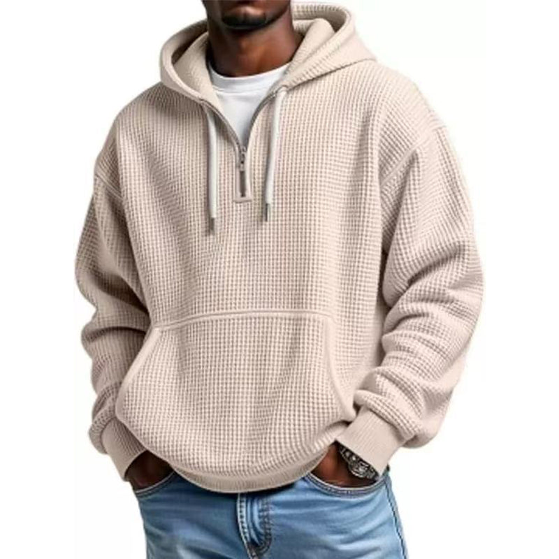 ⏰️✨Men's Knit Quarter-Zip Hoodie Sweatshirt