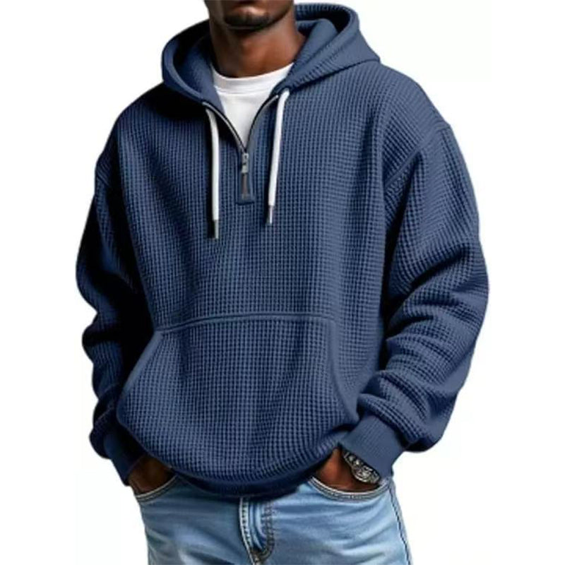 ⏰️✨Men's Knit Quarter-Zip Hoodie Sweatshirt