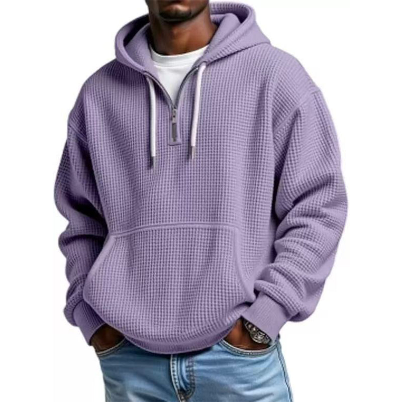 ⏰️✨Men's Knit Quarter-Zip Hoodie Sweatshirt