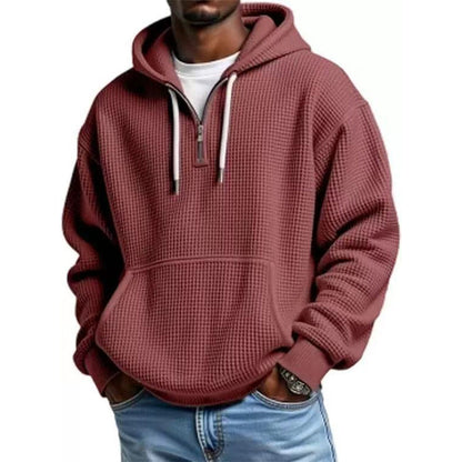 ⏰️✨Men's Knit Quarter-Zip Hoodie Sweatshirt