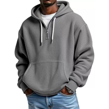 ⏰️✨Men's Knit Quarter-Zip Hoodie Sweatshirt