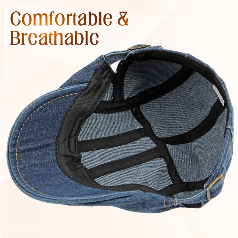 🔥 2026 Fresh Drops | 💸Unisex Denim Newsboy Cap