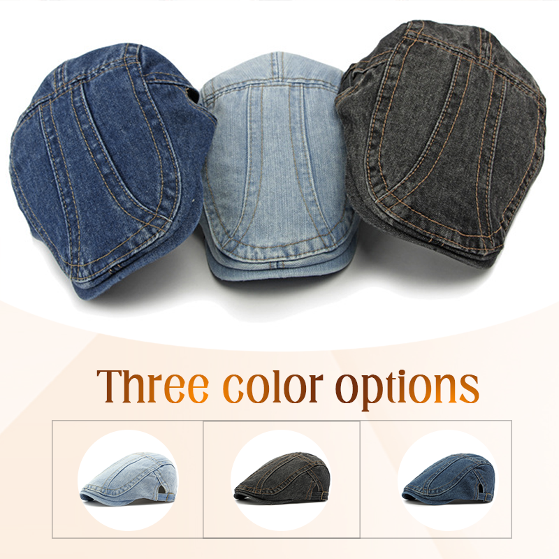 🔥 2026 Fresh Drops | 💸Unisex Denim Newsboy Cap