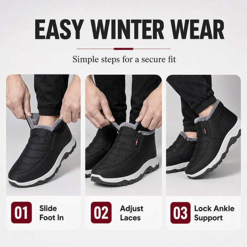 ❄️New Arrivals - Warm Slip-On Boots – Plush Lining, Non-Slip Sole
