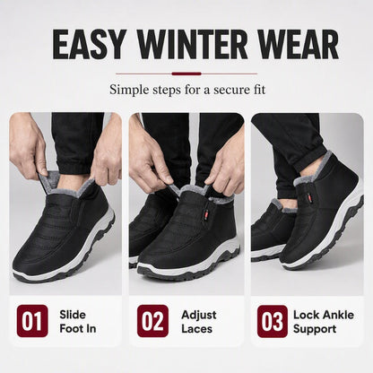 ❄️New Arrivals - Warm Slip-On Boots – Plush Lining, Non-Slip Sole