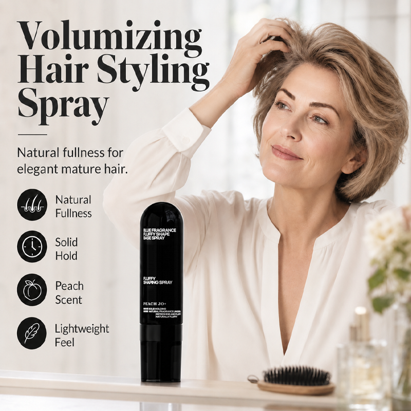 90ml Fluffy Hair Shaping Spray Long Lasting Volumizing Mist with Peach Fragrance-3