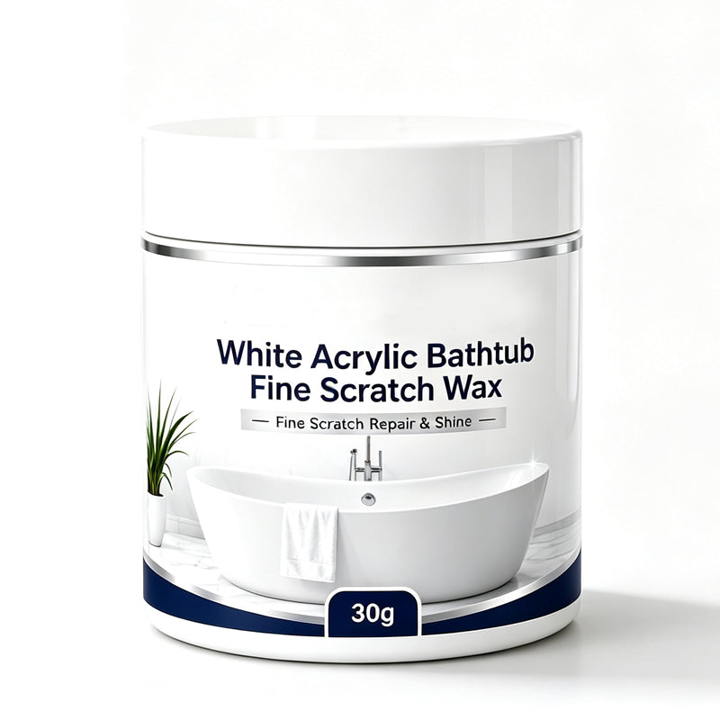 🥳2026 HOT SALE🛁✨ Acrylic Bathtub Scratch Repair Wax – fills & smooths fine scratches, restores white surfaces to a clean, polished finish. No need to replace the tub – just wax, buff & shine! 💎✅