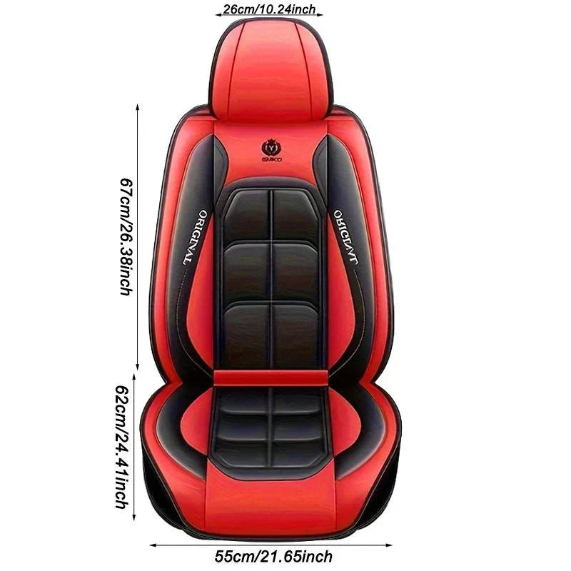 🔥2026 Hot Sale 50% OFF 🔥Premium Leather Front Seat Covers – Universal Fit for Sedans, SUVs & Trucks-1