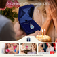 Elegant Blue Teardrop Necklace for Women-3