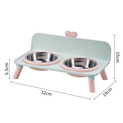 🐾Elevated Double Pet Bowl Feeder | More Natural Feeding Posture For Pets✨