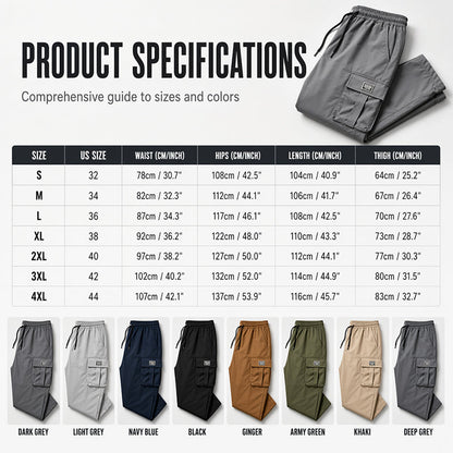 🖤🖤🏷️ Men's Multi-Pocket Loose-Fit Cargo Pants
