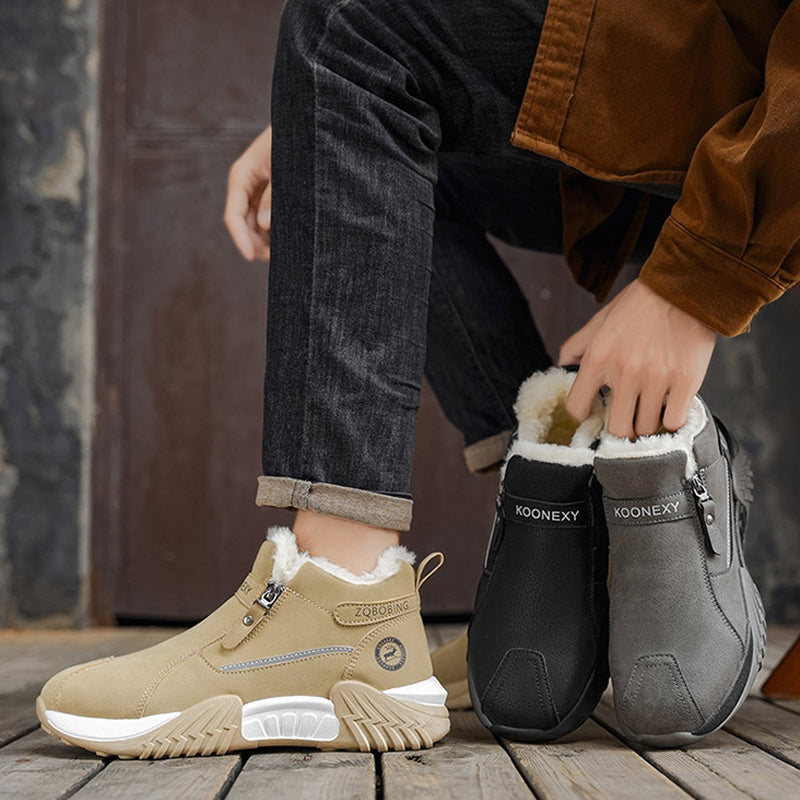 👟Men's Warm  Leather Casual Sneakers ⚡