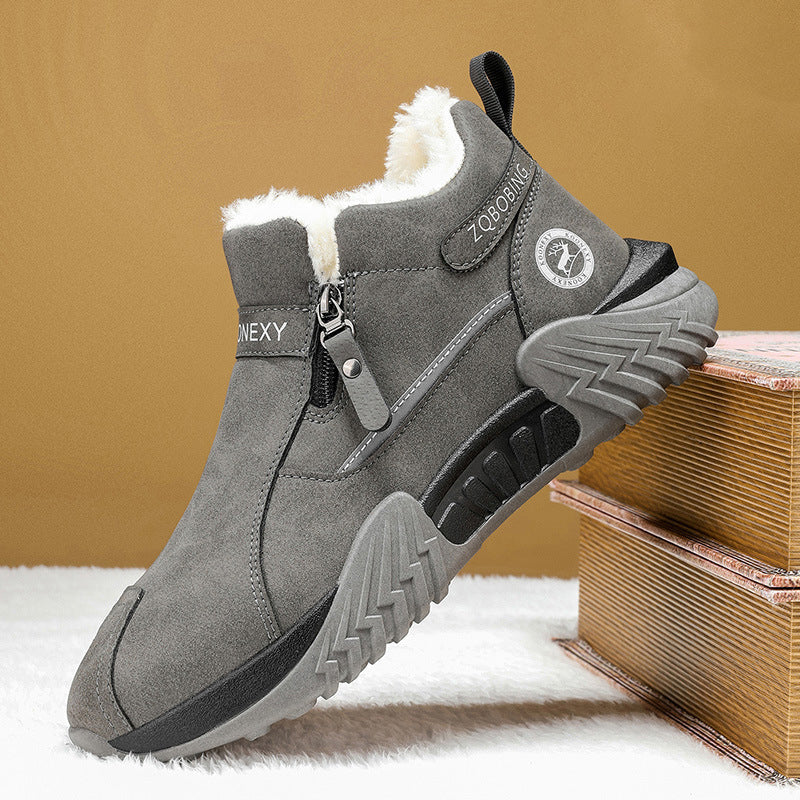 👟Men's Warm  Leather Casual Sneakers ⚡