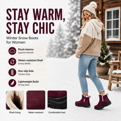 ❄️Women’s Lightweight Winter Boots – Waterproof, Non-Slip & Plush-Lined for All-Day Warmth & Style👢✨