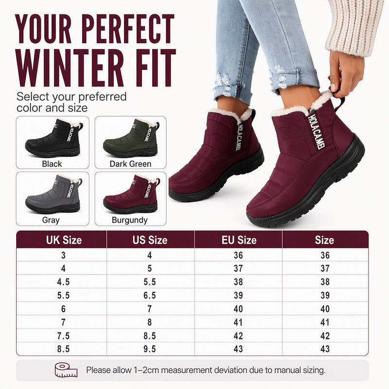 ❄️Women’s Lightweight Winter Boots – Waterproof, Non-Slip & Plush-Lined for All-Day Warmth & Style👢✨