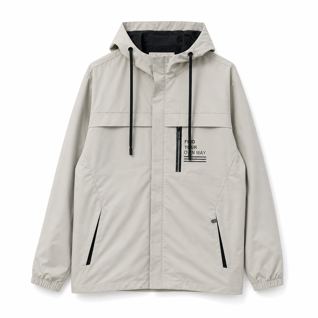 ⏳🍁🧥 Men's Outdoor Windbreaker with Detachable Hood