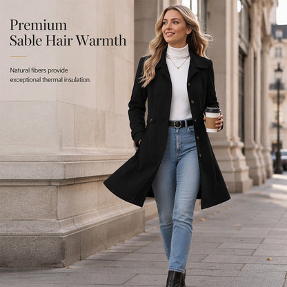 🧥 Cinched Waist, Polished Silhouette | Women's Belted Single-Breasted Coat ⚡