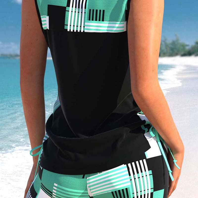Beachwear Athletic Two-Piece Bathing Suit for Women-10
