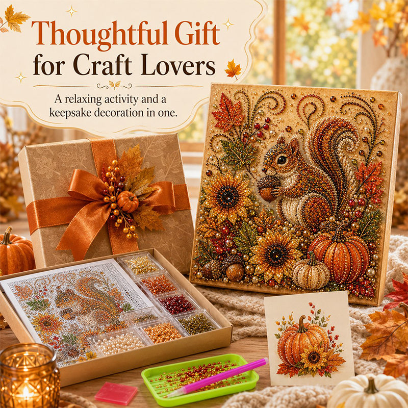 Autumn 3D Pearl Painting Kit-7