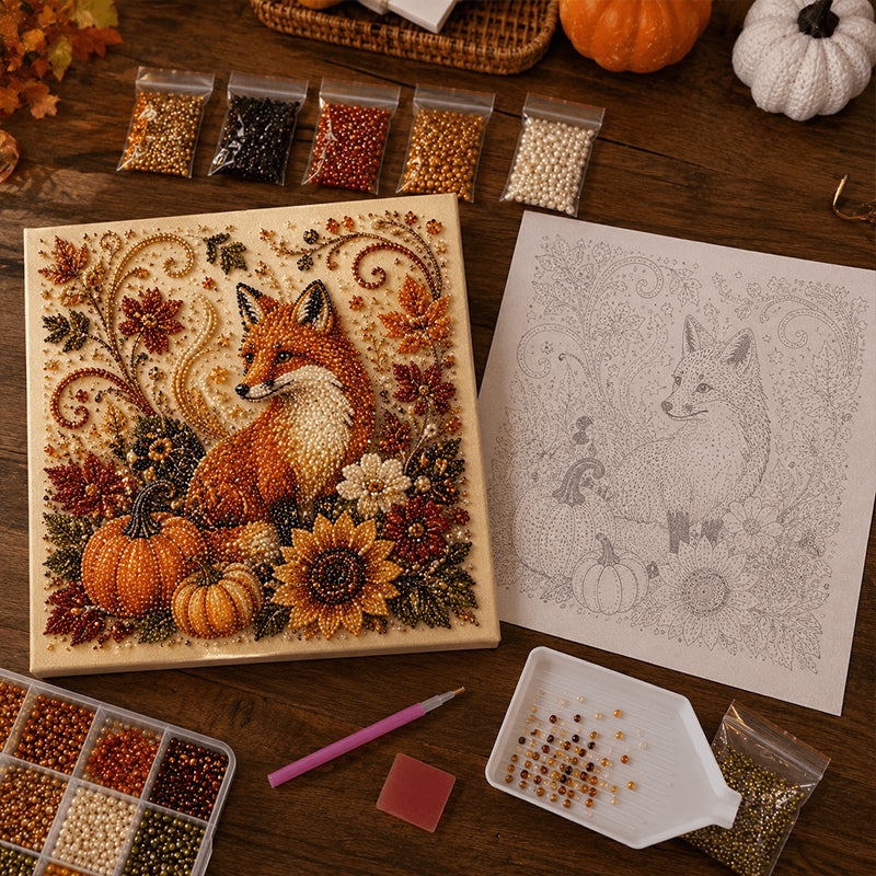 Autumn 3D Pearl Painting Kit-9