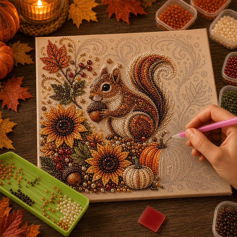Autumn 3D Pearl Painting Kit-10