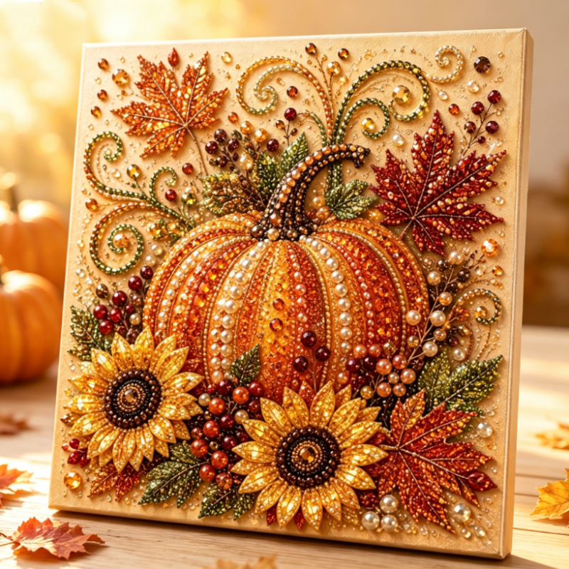 Autumn 3D Pearl Painting Kit-15
