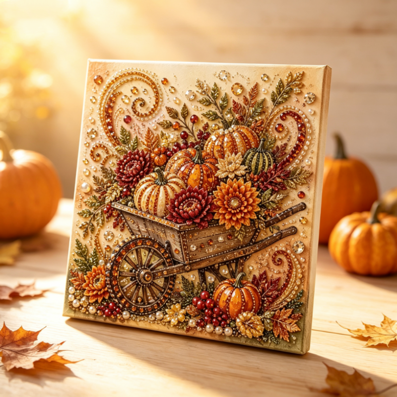 Autumn 3D Pearl Painting Kit-14