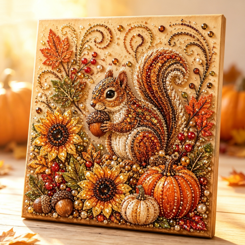 Autumn 3D Pearl Painting Kit-16