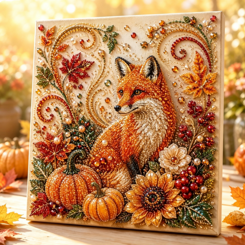 Autumn 3D Pearl Painting Kit-18