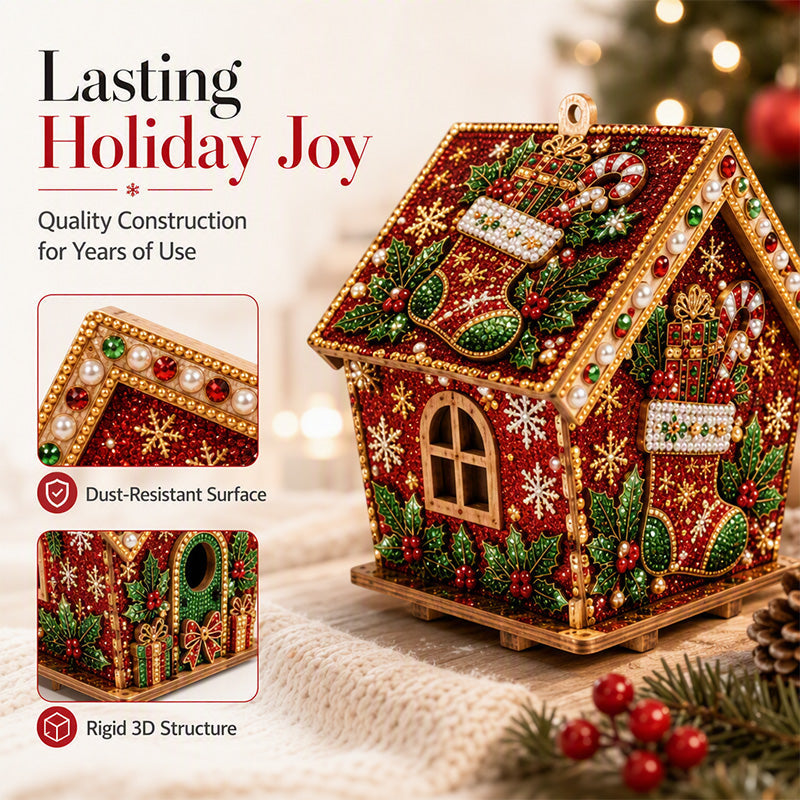 3D DIY Pearl Art Christmas Painting Kit-7