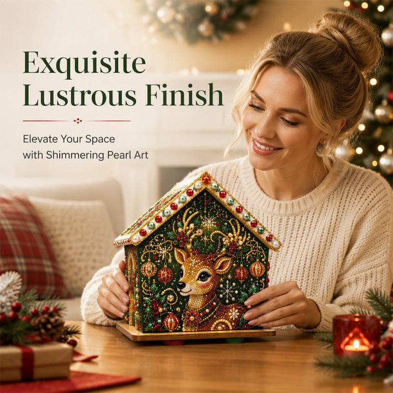 3D DIY Pearl Art Christmas Painting Kit-3