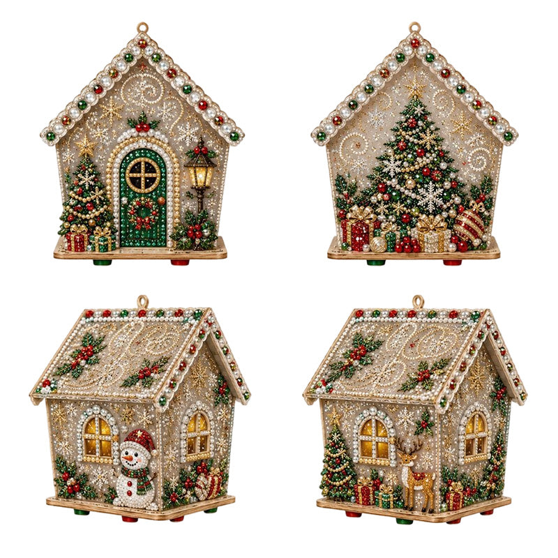 3D DIY Pearl Art Christmas Painting Kit-8