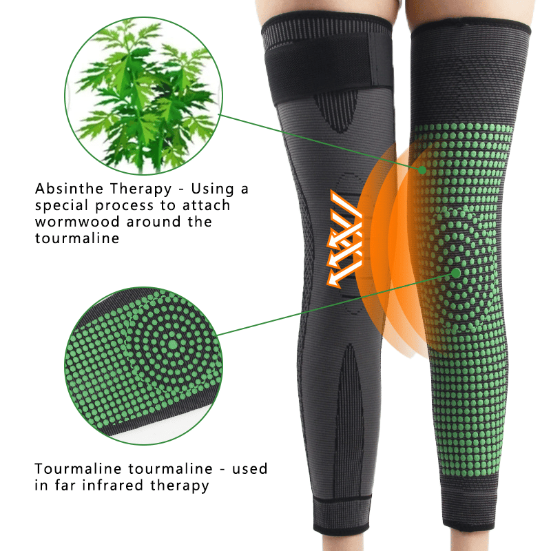 Tourmaline acupressure self-heating shaping knee sleeve-6
