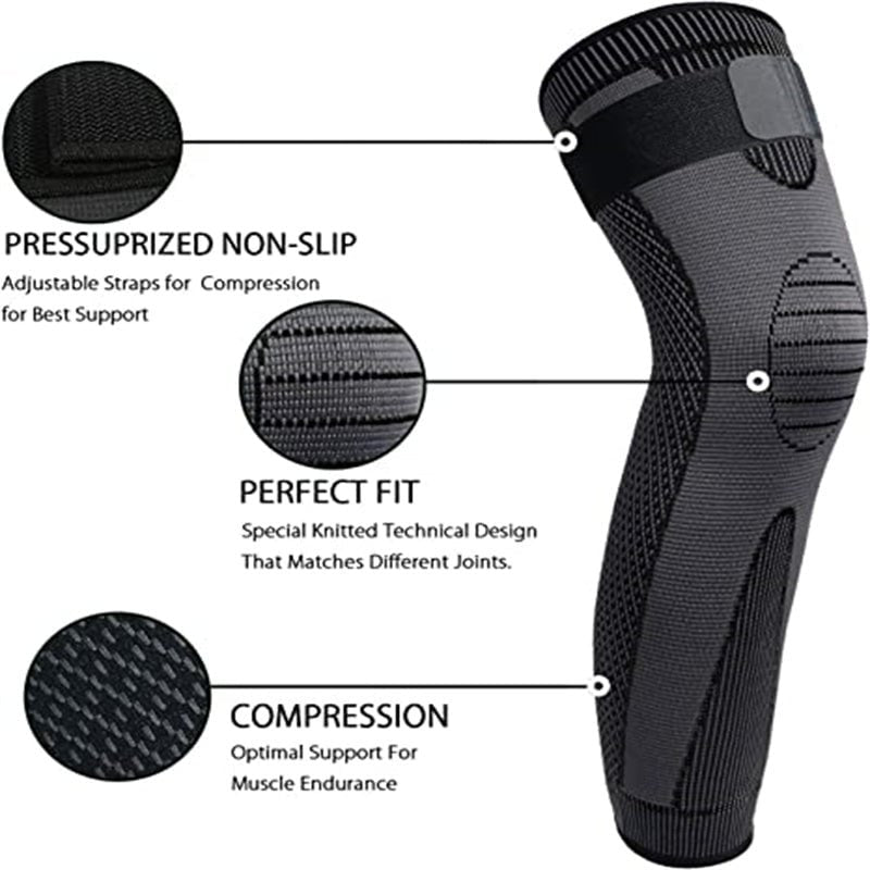 Tourmaline acupressure self-heating shaping knee sleeve-2