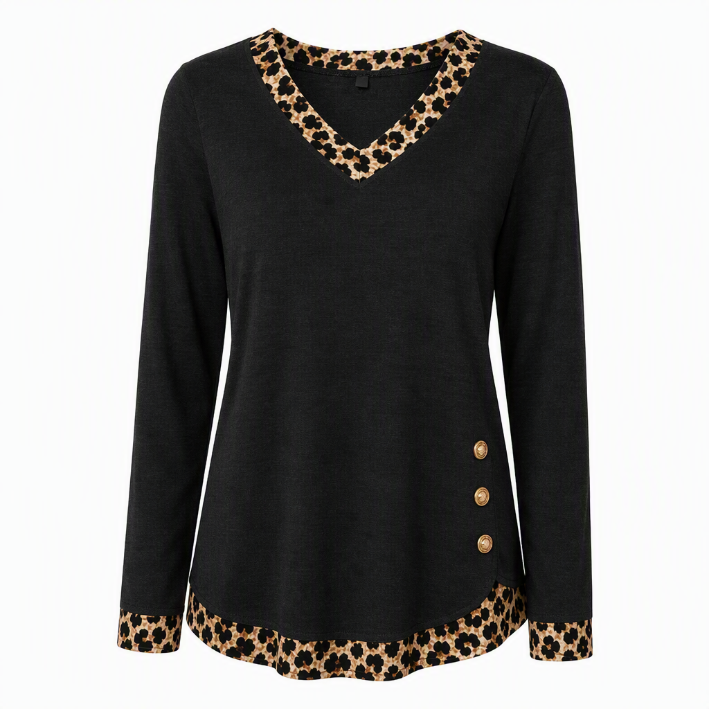 Women's V-Neck Long Sleeve Knit Top✨